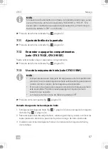 Preview for 87 page of Dometic 9600024617 Operating Manual