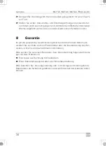 Preview for 34 page of Dometic 9600024951 Installation And Operating Manual