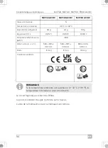 Preview for 54 page of Dometic 9600024951 Installation And Operating Manual