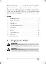 Preview for 72 page of Dometic 9600024951 Installation And Operating Manual