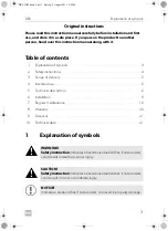 Preview for 3 page of Dometic 9600025579 Installation And Operating Manual