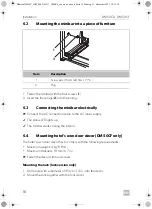 Предварительный просмотр 16 страницы Dometic 9600049620 Installation And Operating Manual