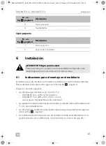 Preview for 61 page of Dometic 9600049666 Installation And Operating Manual