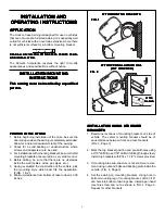 Предварительный просмотр 2 страницы Dometic A&E Horizon Installation & Operating Instructions Manual