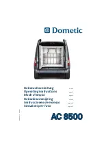 Dometic AC 8500 Operating Instructions Manual предпросмотр