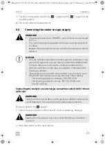 Предварительный просмотр 23 страницы Dometic ACX3 30 Operating Manual