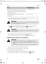 Предварительный просмотр 44 страницы Dometic ACX3 30 Operating Manual