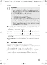 Preview for 60 page of Dometic ACX3 30 Operating Manual