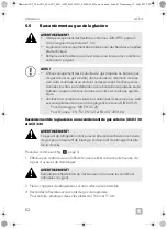 Preview for 62 page of Dometic ACX3 30 Operating Manual