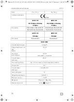 Preview for 70 page of Dometic ACX3 30 Operating Manual