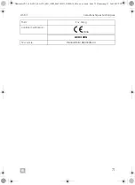 Preview for 71 page of Dometic ACX3 30 Operating Manual