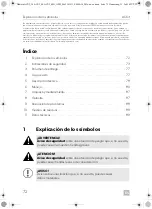 Preview for 72 page of Dometic ACX3 30 Operating Manual