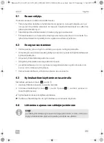 Preview for 215 page of Dometic ACX3 30 Operating Manual