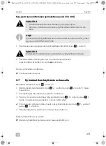 Preview for 219 page of Dometic ACX3 30 Operating Manual