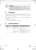 Preview for 262 page of Dometic ACX3 30 Operating Manual