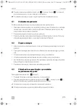 Preview for 275 page of Dometic ACX3 30 Operating Manual