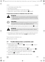 Preview for 279 page of Dometic ACX3 30 Operating Manual