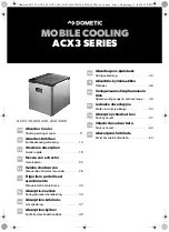 Dometic ACX3 Series Short Operating Manual предпросмотр