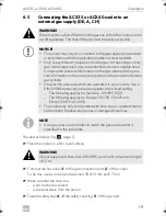 Предварительный просмотр 19 страницы Dometic ACX35 Operating Manual