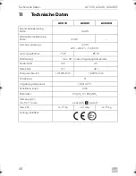 Предварительный просмотр 44 страницы Dometic ACX35 Operating Manual