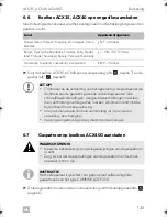 Предварительный просмотр 135 страницы Dometic ACX35 Operating Manual