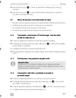 Предварительный просмотр 219 страницы Dometic ACX35 Operating Manual