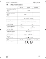 Предварительный просмотр 227 страницы Dometic ACX35 Operating Manual