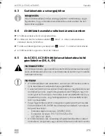 Предварительный просмотр 275 страницы Dometic ACX35 Operating Manual