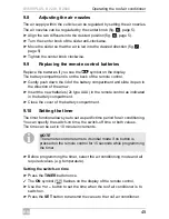 Preview for 45 page of Dometic B1600PLUS Operating Manual