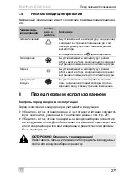 Preview for 277 page of Dometic B1600PLUS Operating Manual