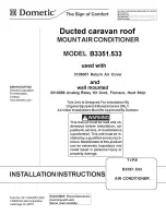 Dometic B3351.533 Installation Instructions Manual preview