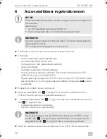 Preview for 72 page of Dometic BC100 Operating Manual