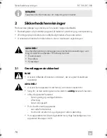 Preview for 76 page of Dometic BC100 Operating Manual