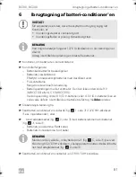 Preview for 81 page of Dometic BC100 Operating Manual