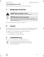 Preview for 91 page of Dometic BC100 Operating Manual