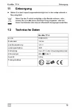 Предварительный просмотр 13 страницы Dometic BordBar TF14 Operating Manual