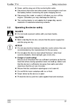 Предварительный просмотр 17 страницы Dometic BordBar TF14 Operating Manual