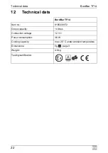 Предварительный просмотр 22 страницы Dometic BordBar TF14 Operating Manual