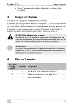 Предварительный просмотр 27 страницы Dometic BordBar TF14 Operating Manual