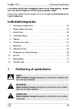 Предварительный просмотр 63 страницы Dometic BordBar TF14 Operating Manual