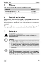 Предварительный просмотр 67 страницы Dometic BordBar TF14 Operating Manual