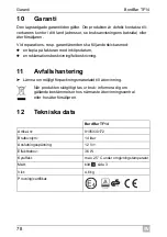 Предварительный просмотр 78 страницы Dometic BordBar TF14 Operating Manual