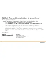 Preview for 20 page of Dometic BR342 Installation Instructions Manual