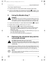 Preview for 25 page of Dometic Breathe Easy Installation And Operating Manual