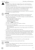 Preview for 17 page of Dometic BSC01 Installation And Operating Manual