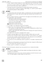 Preview for 69 page of Dometic BSC01 Installation And Operating Manual