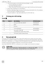 Preview for 83 page of Dometic BSC01 Installation And Operating Manual