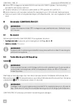 Preview for 113 page of Dometic BSC01 Installation And Operating Manual