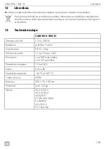 Preview for 179 page of Dometic BSC01 Installation And Operating Manual