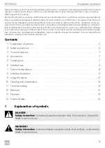 Preview for 5 page of Dometic BUTTNER MT 5000 iQ Installation And Operating Manual